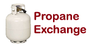 Propane exchange at Big Top Market