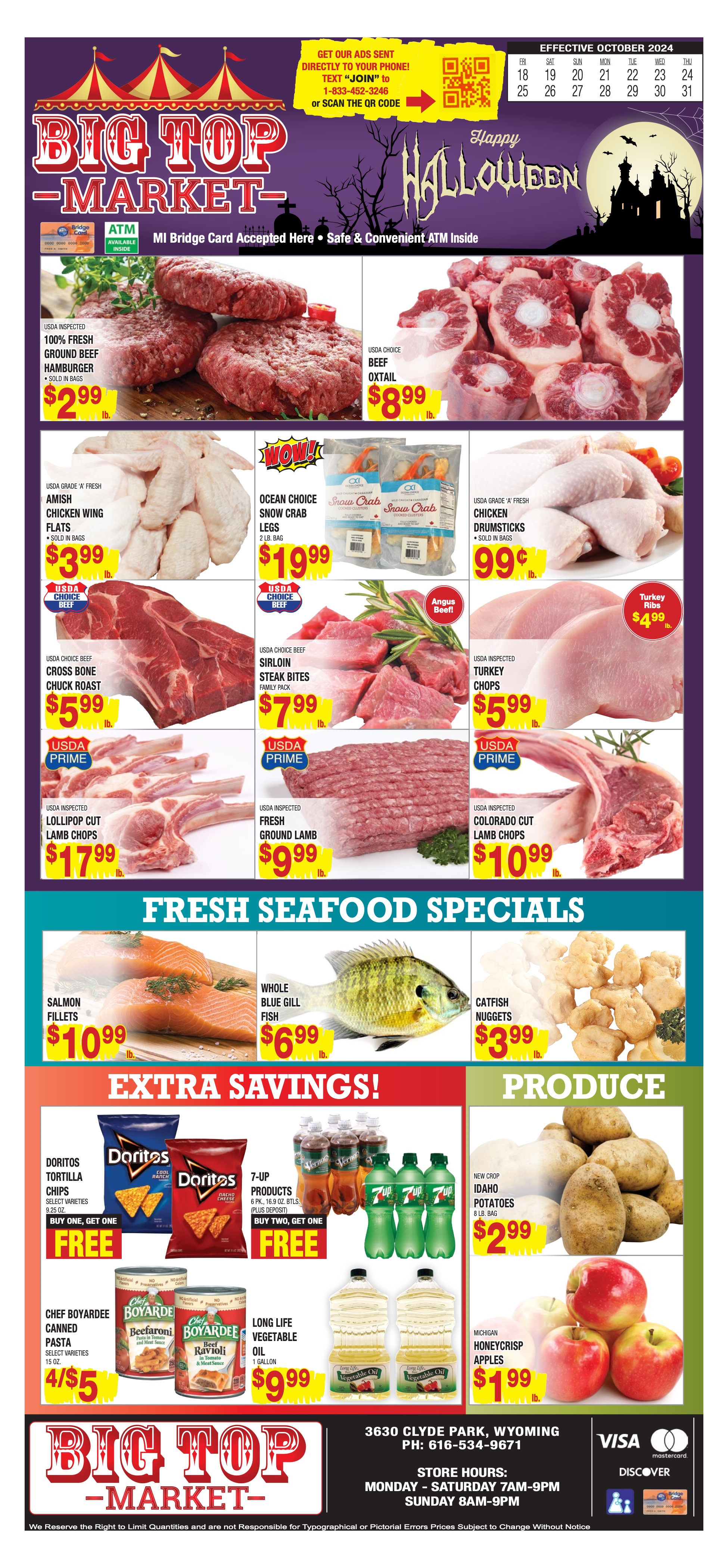 Weekly ad circular Big Top Markets