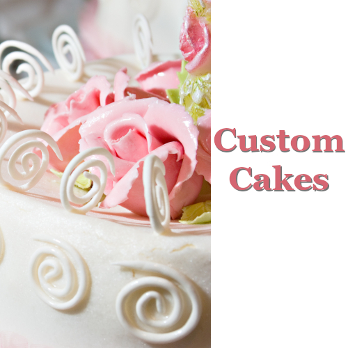 Custom bakery cakes at Frank's Supermarkets