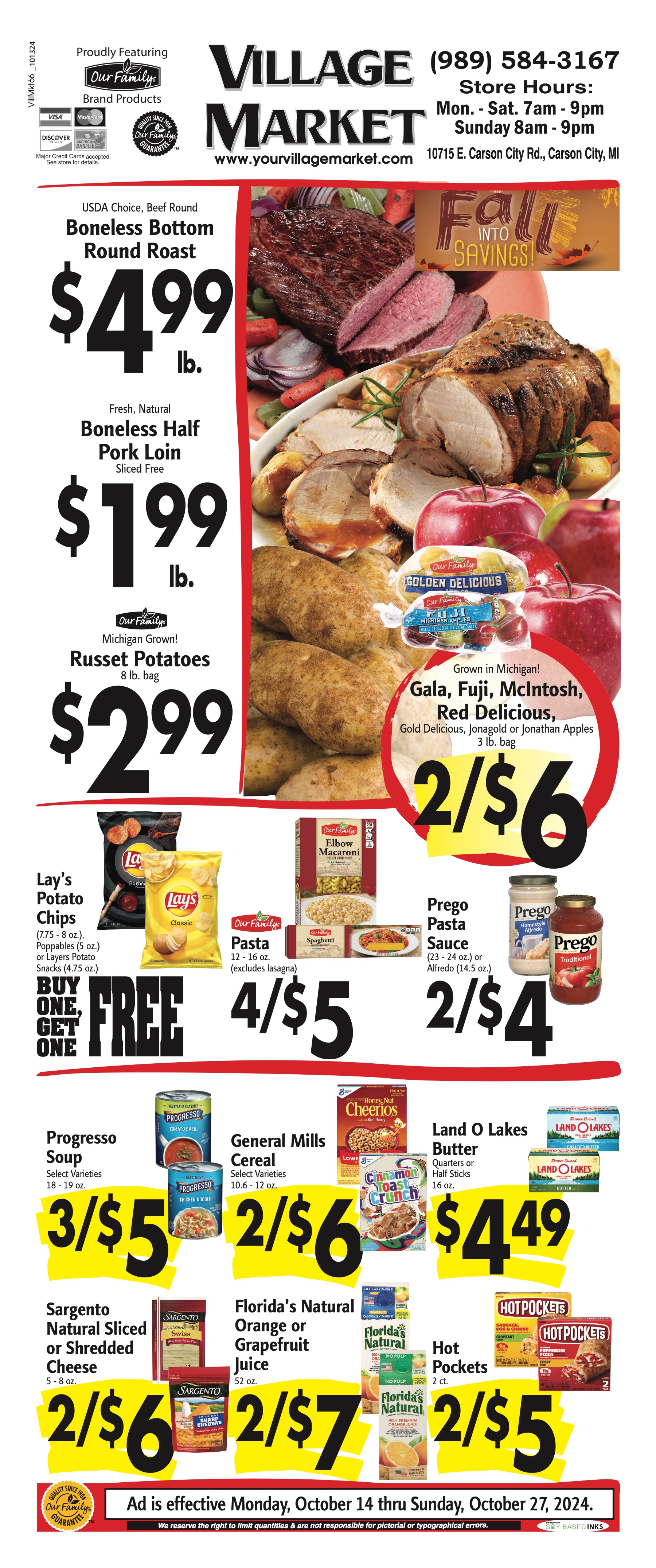 Carson Village Market Weekly ad circular