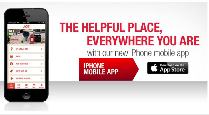 ACE Hardware mobile app from vinckier ACE Hardware
